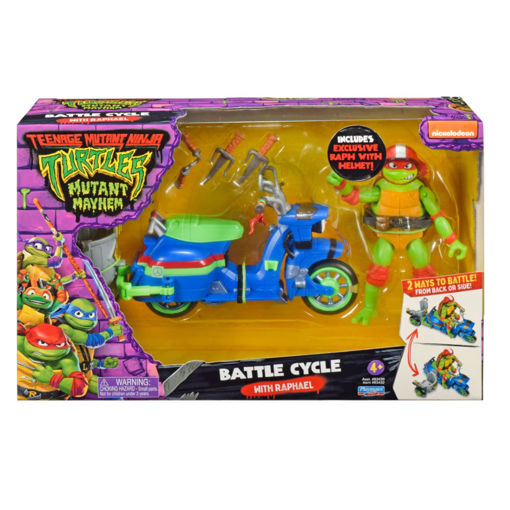 Picture of Teenage Mutant Ninja Turtles Battle Cycle with Raphael